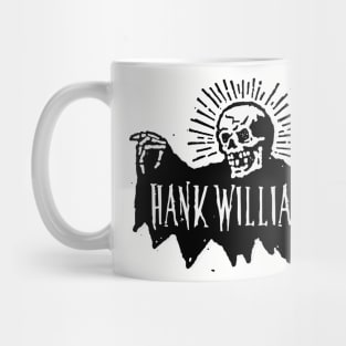 hank williams skeleton skull Mug